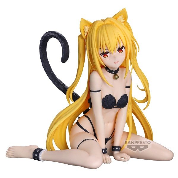 BANPRESTO 景品 出包王女DARKNESS 貓耳朵造型 金色闇影 坐姿 1027,圖片 1/1